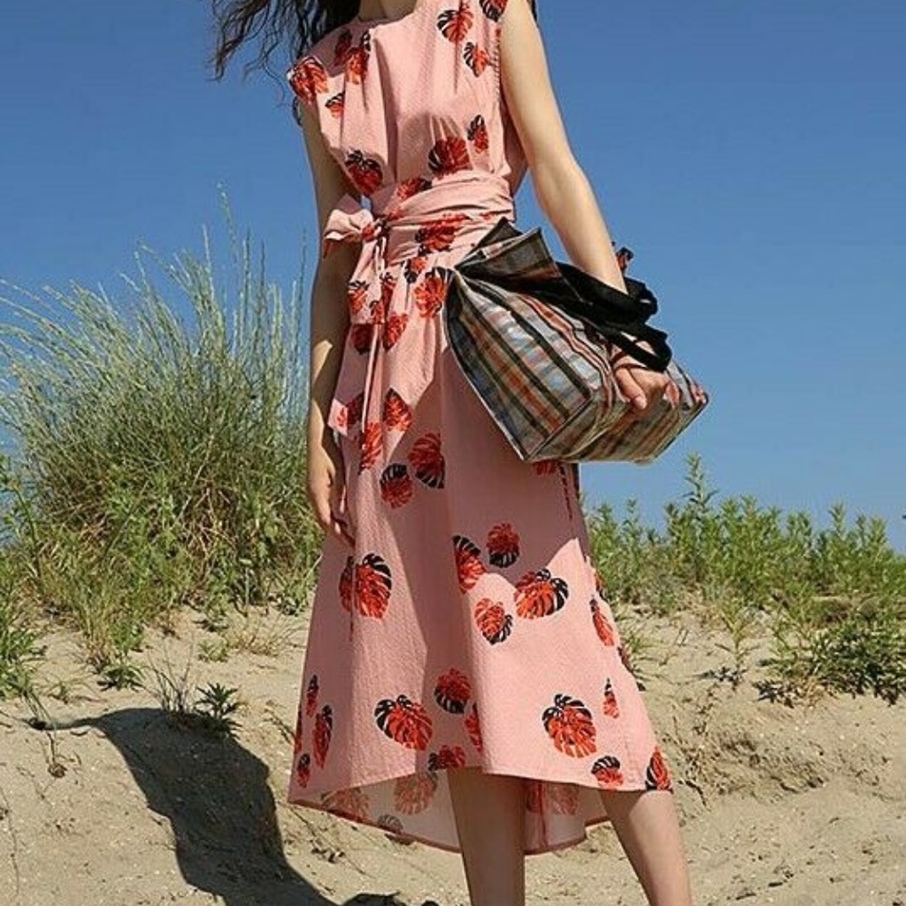 ATTIC AND BARN - Kikai Bis dress NWT Pink Floral